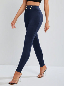 Tall Pantalones estirados de cintura alta y ajustados para trabajar y viajar