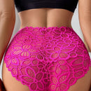 1 pieza de ropa interior femenina de encaje sexy estilo romantico