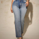 SXY Jeans casuales de corte ajustado y cintura baja