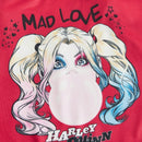 Harley Quinn | ROMWE Conjunto de ropa interior con tirantes de encaje y estampado de personajes de anime