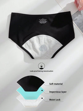 Pantalones triangulares para mujeres (Pantalones fisiologicos seguros) Sin rastro, paquete de 5