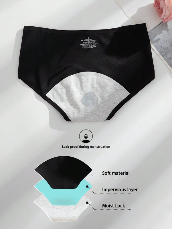 Pantalones triangulares para mujeres (Pantalones fisiologicos seguros) Sin rastro, paquete de 5