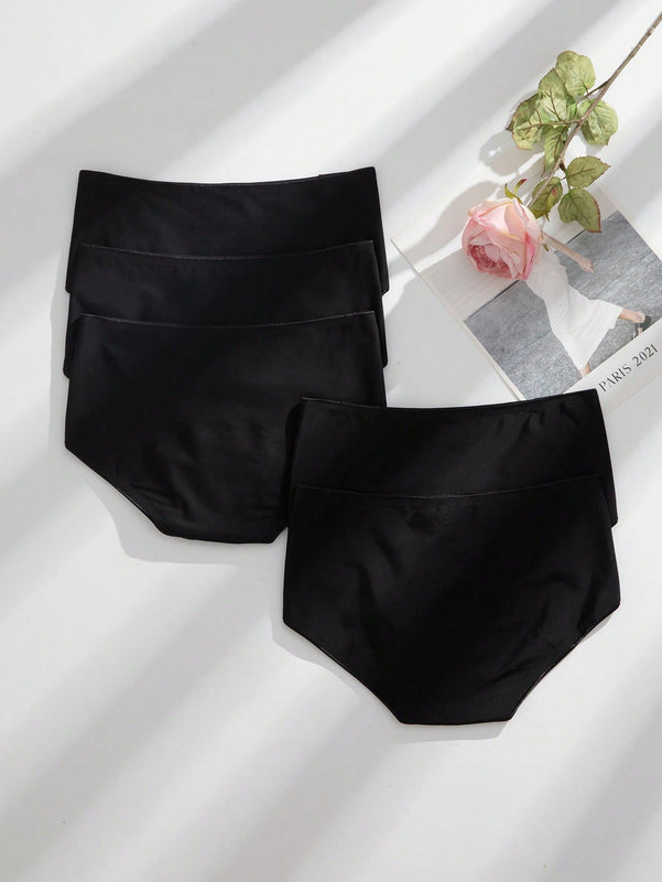 Pantalones triangulares para mujeres (Pantalones fisiologicos seguros) Sin rastro, paquete de 5