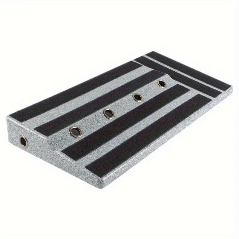 Tablero para pedales de guitarra Rockhouse, plástico resistente, diseño liviano y compacto para múltiples efectos, ideal para músicos de rock, pop y metal, tablero de pedales moderno, plástico duradero