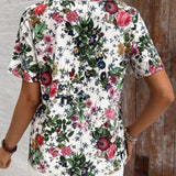 EMERY ROSE Camisa de media boton de verano