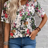 EMERY ROSE Camisa de media boton de verano