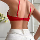 Sujetador De Encaje Con Cable De Perspectiva Para Mujer