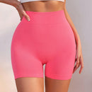 Panties sin costura de cintura alta y color solido con angulos planos