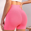 Panties sin costura de cintura alta y color solido con angulos planos