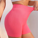 Panties sin costura de cintura alta y color solido con angulos planos