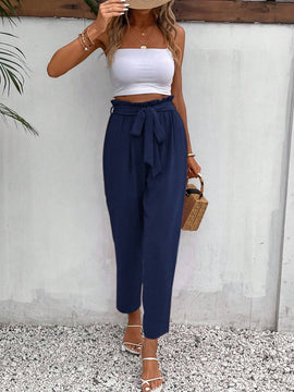 Frenchy Mujeres Pantalones largos regulares simples diarios unicolor
