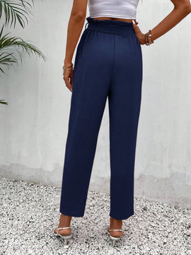 Frenchy Mujeres Pantalones largos regulares simples diarios unicolor