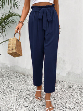 Frenchy Mujeres Pantalones largos regulares simples diarios unicolor