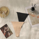 Set de bragas tanga ribete con tira transparente 2 paquetes