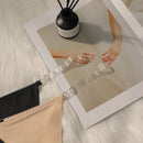 Set de bragas tanga ribete con tira transparente 2 paquetes