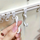 Organizador de cocina fácil de instalar con ganchos deslizantes - No requiere taladro, adhesivo para fácil organización, ganchos utilitarios