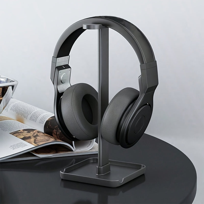 Soporte universal para auriculares, estante de exhibición de escritorio multifunción, soporte desmontable para teléfono móvil y tableta, accesorio de almacenamiento para el hogar y la oficina no eléctrico.
