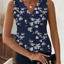 Clasi Body sin mangas con escote en V y estampado floral para mujeres, verano