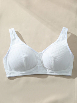 Sujetador Simple texturizado de unicolor para mujeres