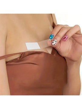 36 pegatinas antiderrapantes invisibles, pegatinas transparentes impermeables sin costuras de doble cara, adecuadas para cuellos de camisas, ropa interior de mujer y accesorios de ropa interior.