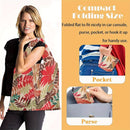 6pcs Bolsas de Compras Reutilizables - 18.1x13.7x3.1" Plegables y Lavables a Máquina, Bolsas de Compras Extra Grandes (50 lbs) Ligeros de Poliéster con Correa Cruzada para Cocina y Comedor, Forma Rectangular