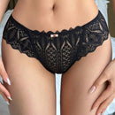 DAZY Mujeres Tanga Sexy con Encaje de Cintura Baja y Ahuecado