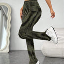 EZwear Pantalones ajustados con abertura lateral en el dobladillo