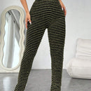 EZwear Pantalones ajustados con abertura lateral en el dobladillo