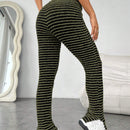 EZwear Pantalones ajustados con abertura lateral en el dobladillo