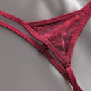 Ropa interior sexy combinada para mujeres de encaje de unicolor para uso diario (3 piezas)