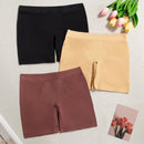 Pantalones cuadrados casuales de unicolor para mujer, primavera y verano (conjunto de 3)