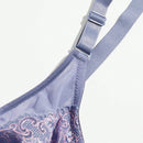 NEW Ropa interior transpirable de malla para mujer, sosten comodo bordado con flores para el verano