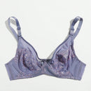 NEW Ropa interior transpirable de malla para mujer, sosten comodo bordado con flores para el verano