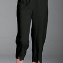 Pantalones casuales para mujer de unicolor con longitud 3/4 para uso diario en primavera y verano