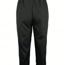 Pantalones casuales para mujer de unicolor con longitud 3/4 para uso diario en primavera y verano