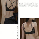 Sujetador Push Up Sexy Con Cierre Frontal Y Espalda Para Mujer Con Estampado De Leopardo Y Ribete De Encaje Para Control Del Busto