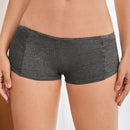 Leisure Bragas Tipo Boyshorts Con Banda Con Estampado De Letras Para Mujer