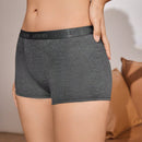 Leisure Pantalones Cortos De Cintura De Jacquard De Alfabeto De Mujer Con Angulo Plano (pieza Unica)
