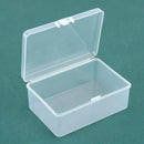 Caja de almacenamiento plástica transparente con tapa - Organizador duradero multiusos para útiles de oficina, escuela y papelería - Diseño compacto y transparente, regalo ideal para organización en casa y trabajo, caja de suministros, cierre seguro