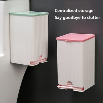 Soporte De Pared Versátil Para Pañuelos Y Toallas Sanitarias, Diseño Impermeable Y Sin Perforaciones Para Organización De Baños Y Oficinas