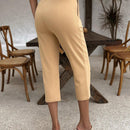 EMERY ROSE Pantalones de colores solidos para mujer con bolsillo
