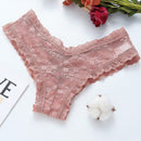 4/piezas tanga sexy para mujer, con diseno de flores pequenas calado y tirantes cruzados de encaje, ropa interior sexy