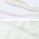 Top delgada de sujetador blanco para mujer, ropa interior de hogar acanalada para mujer, bralette sin cables y sin espalda, suave y transpirable adecuado para estudiantes y chicas