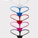 Conjunto de 5 tangas sexys para mujer de cintura baja de seda de leche con espalda en forma de T, lenceria comoda y seductora