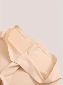 Set de 4 piezas de pantalones cortos de seguridad de seda helada para mujer, ropa interior fina, sin costuras y transpirable