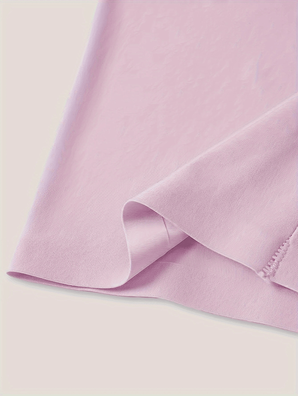 Set de 4 piezas de pantalones cortos de seguridad de seda helada para mujer, ropa interior fina, sin costuras y transpirable