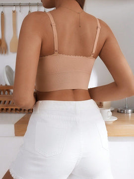 Ropa interior de mujer sin costuras, comoda, transpirable y altamente elastica, se puede usar como ropa exterior