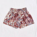 VCAY Pantalones cortos de verano con cordon y estampado completo