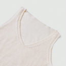 Essnce Chaleco de punto solido de primavera y verano para mujer, casual y diario con cuello en V