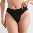 Leisure Mujeres Calzoncillos Tanga de logotipo Jacquard elasticos sin costuras tejidos